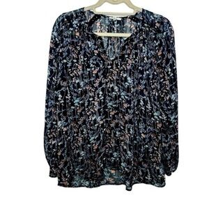 Mystree Floral Long Sleeve Blouse - Size S